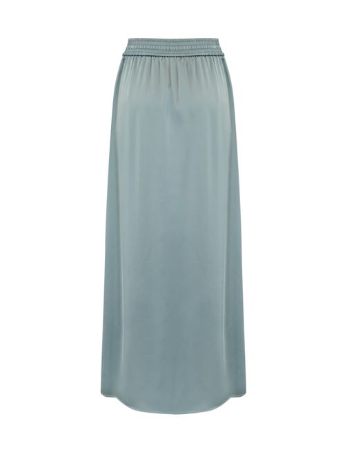 Gonna in satin Azzurro Herno | GN000024D 125069024